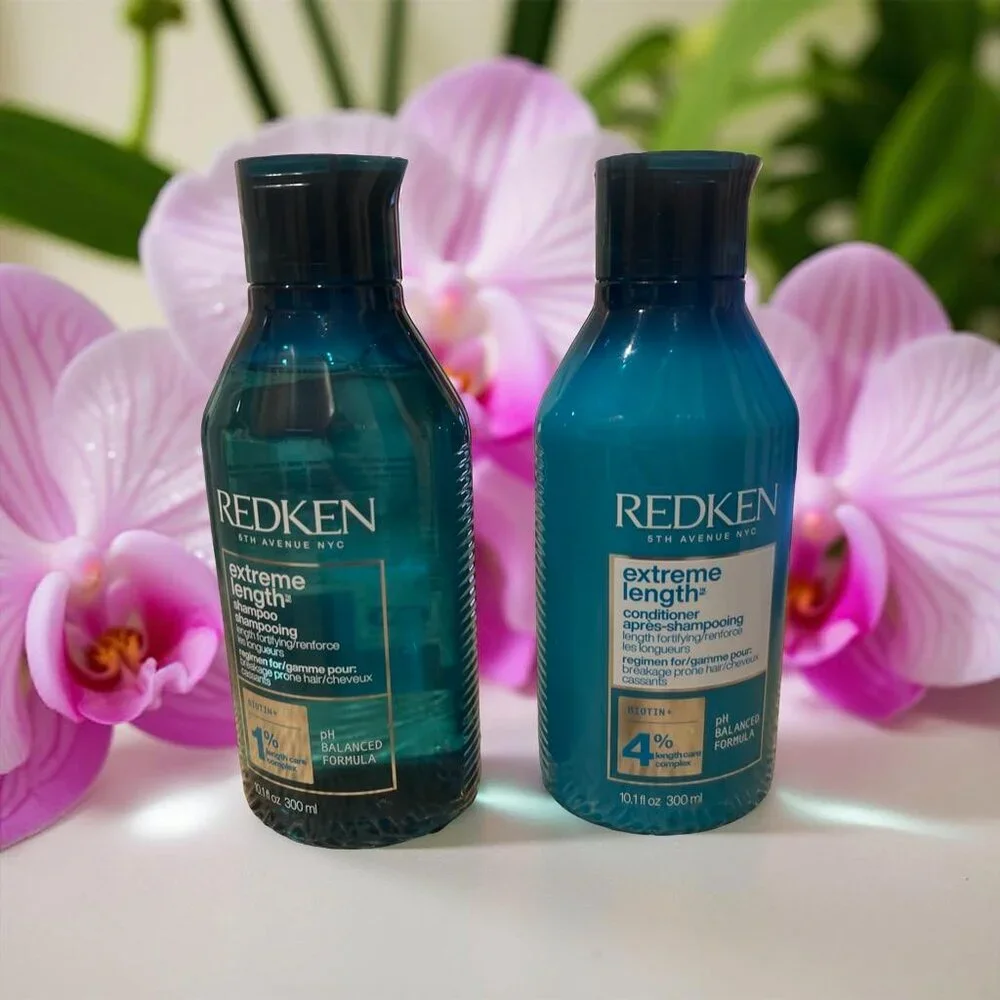 Redken Extreme Length Shampoo and Conditioner 10.1 oz  &Triple Action Treatment